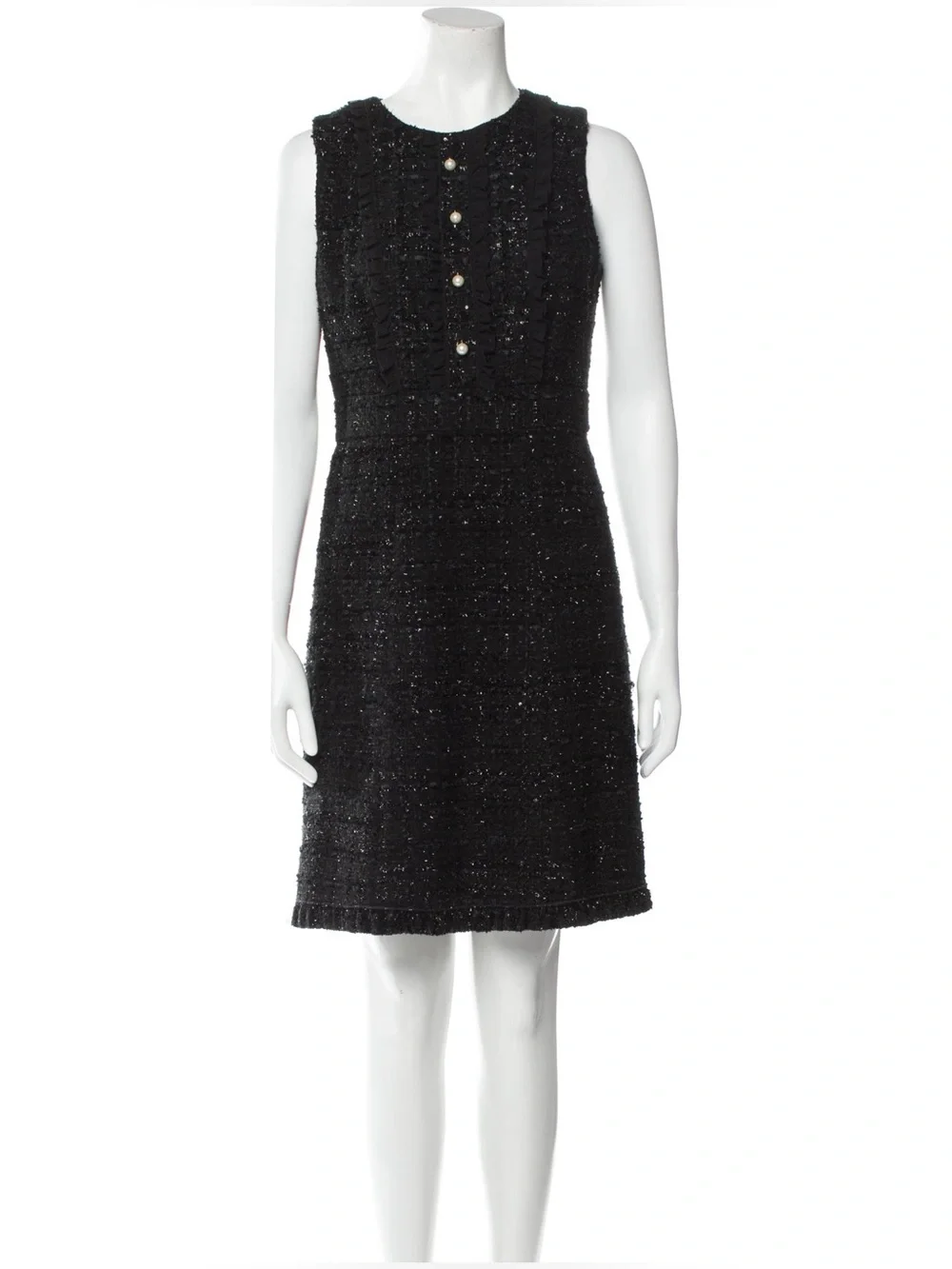 Kate Spade Pearl Tweed Sleveless A Line Flowy Katie Mini Dress